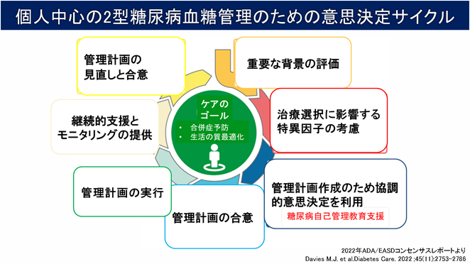 個人中心の2型糖尿病血糖管理のための意思決定サイクル